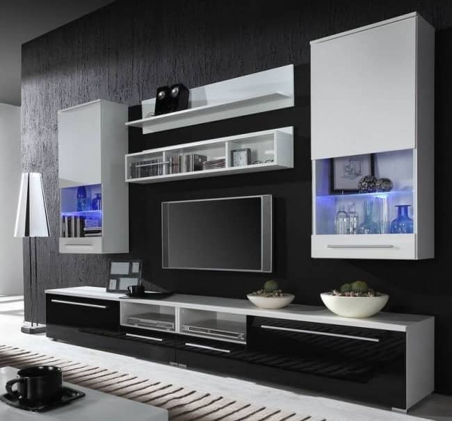 Oferta rack blanco para TV