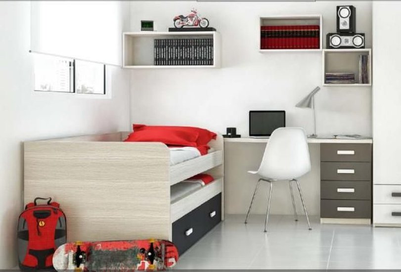 Dormitorio línea juvenil a medida