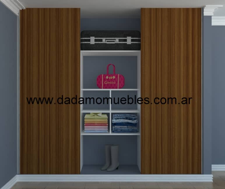 Frentes e interiores de placard
